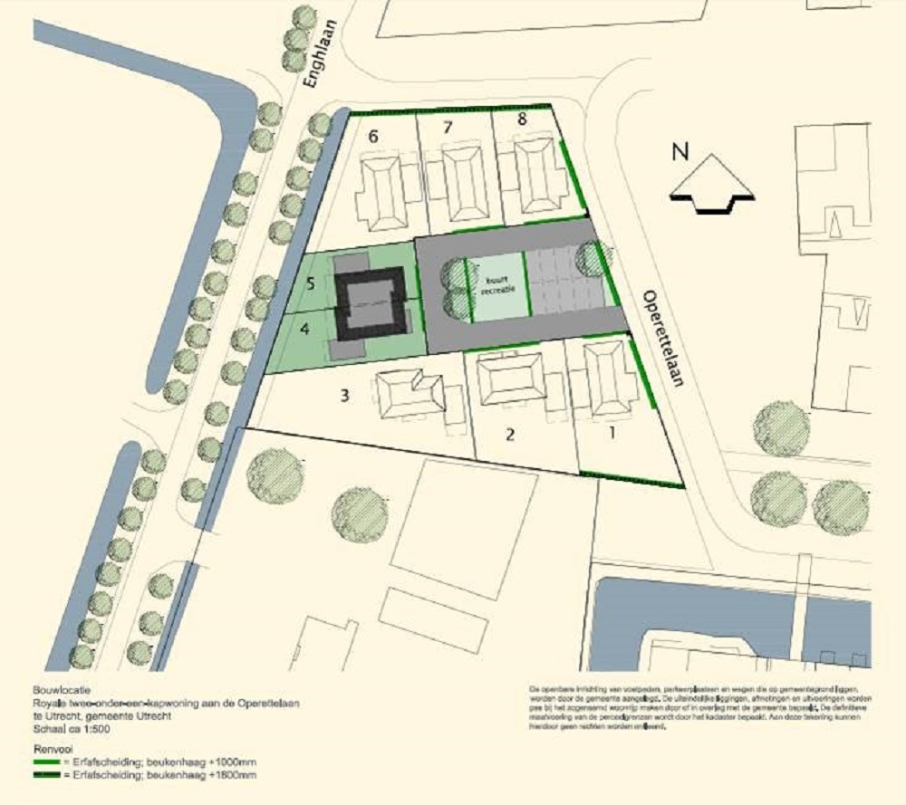 Situatietekening Hofboerdrerij